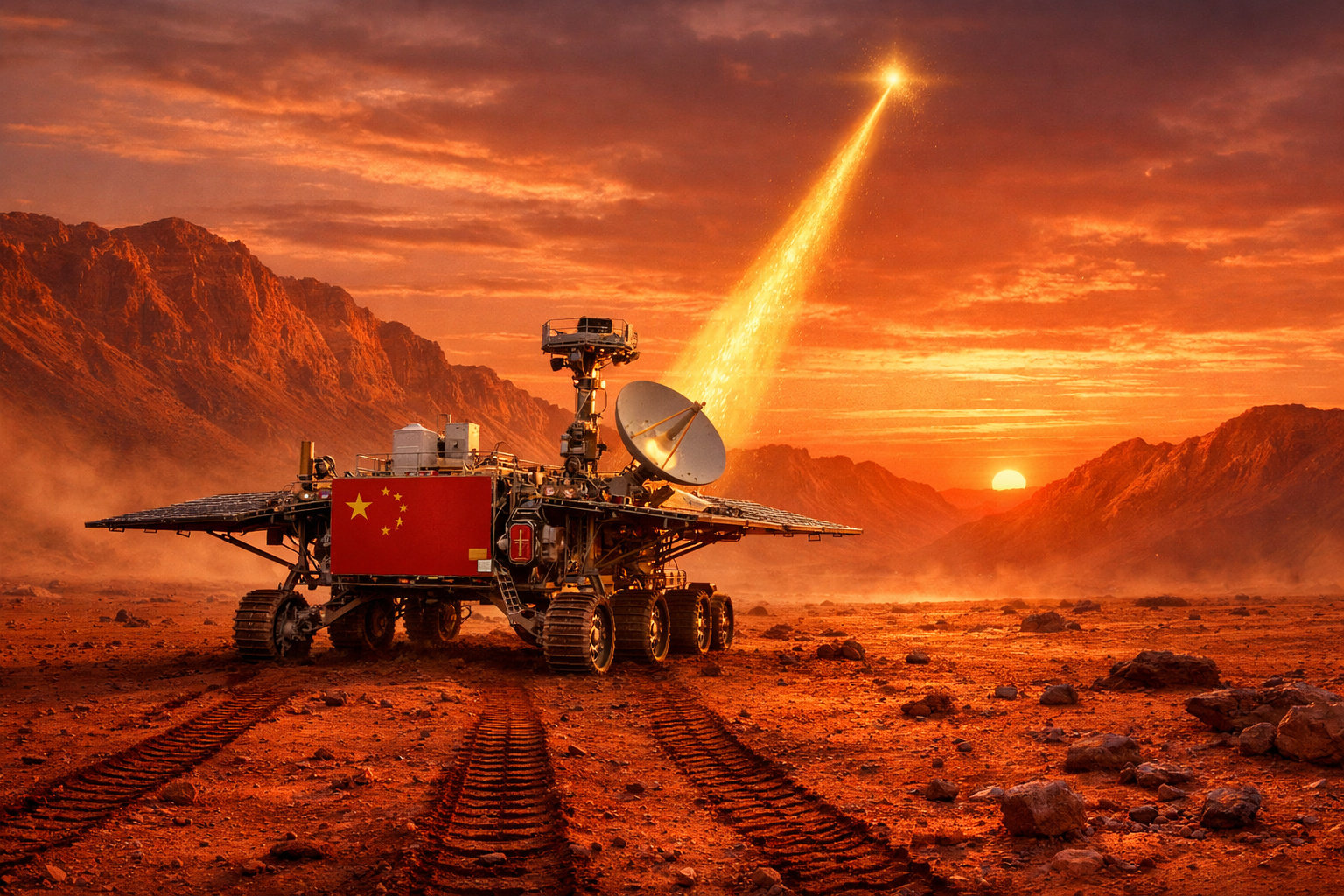 Rover Zhurong em Marte